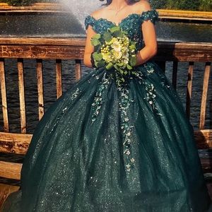 For your sweet 16,outfit and  trousseau of crown, earrings & necklace included